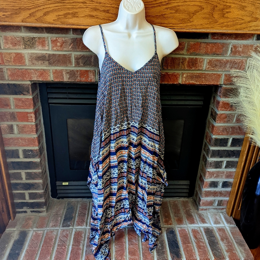 Ganji LA asymmetrical dress women's size small